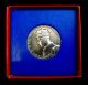 1937 George Vi & Queen Elizabeth Coronation Silver Medal Royal W/ Red Box Exonumia photo 1