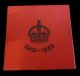 1937 George Vi & Queen Elizabeth Coronation Silver Medal Royal W/ Red Box Exonumia photo 6