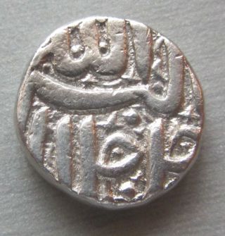 Mughal India - Muhammad Akbar - Silver Rupee - Km 93.  6 - Berar - Ex Rare photo
