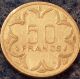Central African States - 1977 - 50 Francs - Cuni - Km - 7 Other African Coins photo 1