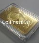 24k Cccp Soviet Russian Federation Ussr Gold Plated Bar Kremlin Stalin золото Gold photo 4