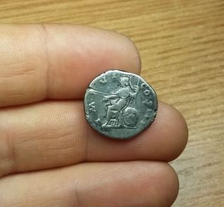 Antique Coin Silver Marcus Aurelius Roman Denarius 161 - 180 A.  D 0133 Ca photo