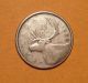 1958 Canada 25cent Silver Quarter Young Queen Elizabeth No Tax Coins: Canada photo 1