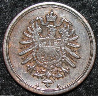 Germany Empire Pfennig 1875 A Europe World Coin (combine S&h) Bin - 1419 photo
