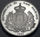 San Marino 10.  000 Lire 1999r Proof - Silver - Iii.  Millennium - 147 猫 Italy, San Marino, Vatican photo 1