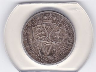 1898 Queen Victoria Florin (2/ -) Silver (92.  5) Coin photo