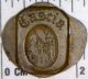 ' Cascia ' Coin/trench Art: Love Token On A Wheat Cent: No Sure : Exonumia photo 1