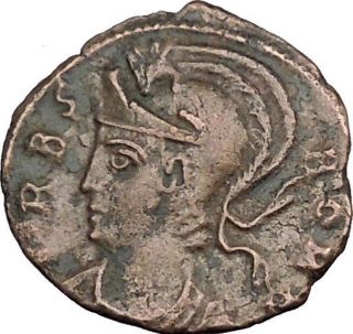 Constantine I The Great 337ad Ancient Roman Coin Rome Commemorative I37618 photo