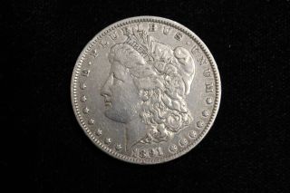 1 - United States Morgan Silver Dollar,  1891 - P, .  77344 Silver,  Old U.  S.  Coin photo
