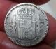 1896 (puerto Rico) Pgv (silver) 5 Centavos - - - - Very Scarce - - - One Year - - - - - North & Central America photo 2