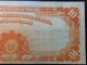 $10 Gold Seal Certificate Ten Dollar Bill 1922 White Speelman Note 2243 Large Size Notes photo 7