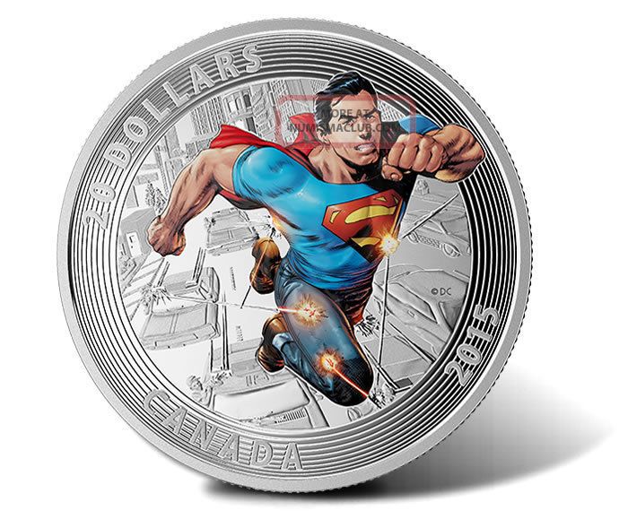 2015 Canada $20 Superman Action Comics 1 Fine Silver Coin Coins: Canada photo