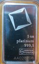 1 Ounce Platinum Bar Valcambi Suisse 999.  5 Fine In Assay/card Three Day Platinum photo 1
