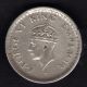 British India - 1943 - George Vi Lahore 1/2 Rupee Silver Coin Ex - Rare British photo 1