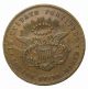 1850s Liberty $20 Gold Style In Unitate Fortitudo Spiel Marke Game Counter Token Exonumia photo 1