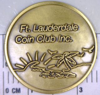 Ft.  Lauderdale Coin Club Medal: 60th Anniversary 1955 - 2015: photo