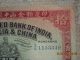 The Chartered Bank Of India,  Australia & China - $10,  1941 Ef (?) Asia photo 3