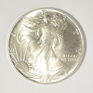 1986 United States Silver Eagle Dollar (ccx7331) photo