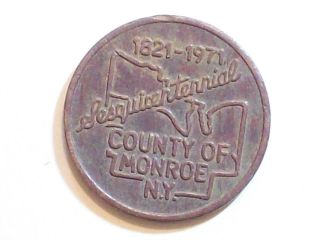 Token Transit Rts Bus County Of Monroe Ny 1821 – 1971 Sesquicentennial Good For photo