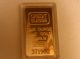 1 Oz Bar,  May Be Plated.  A Xmas Gift?? Only 1, Gold photo 2