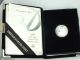 Inaugural Issue 1997 - W One - Tenth Ounce Proof Platinum Coin Uncirculated W/ Platinum photo 2