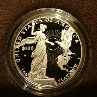 2015 W Platinum American Eagle Proof $100 Coin - photo