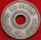 1935 Palestine 10 Mils Foreign Coin S/h Middle East photo 1