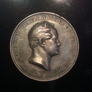 Large Prussian Silver Medal 1840 photo
