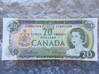 Old 1969 Bank Of Canada 20 Dollar Replacement Note Bill Ex8847098 photo