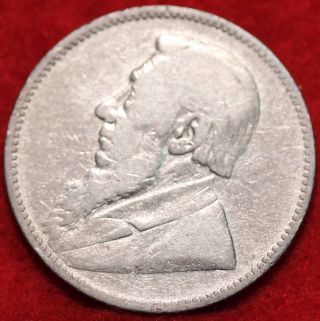 1893 South Africa 1 Shilling Silver Foreign Coin S/h photo
