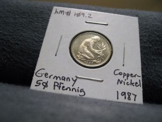 Germany 50 Pfennig 1987 F Km 109.  2 photo