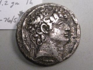 Ancients: Seleukid Kindgom; Philip I Philadelphus 93 - 83bc Tetradrachm.  S - 7196 photo
