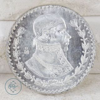 10 Silver - 1966 Bu Unc Mexico Mexican 1 Un Peso 15.  8g - Coin Fs9042 photo