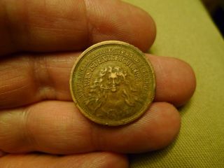 Old Germanic German Jetton Jeton Medal Copper Token Germany photo