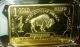 (qty1) 1 Oz Fine Gold Bullion Bar 100 Mills.  999 Pure 24k American Buffalo Bison Gold photo 7
