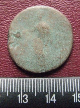 U - Id Authentic Ancient Roman Coin Large As Or Dupondius Roman Coin 13082 photo