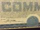 Framed Vintage $100 Stock Certificate,  Western Maryland Railway Company,  1952 Transportation photo 4