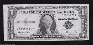 1935 E $1 Silver Certificate Star Note photo