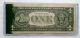 1985 $1 Federal Reserve Error Note  Cleveland  Major Ink Smear Paper Money: US photo 1