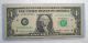 1985 $1 Federal Reserve Error Note  Cleveland  Major Ink Smear Paper Money: US photo 2