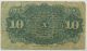 Us Fractional Currency - 10 Cents 4th Issue - Fr.  1257 Paper Money: US photo 1