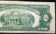 1928 - G $2 Two Dollar Bill Us Currency Note,  Circulated,  1928g,  Very Fine F - 1508 Small Size Notes photo 3