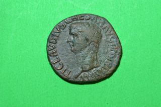 Claudius (41 - 54) As Very Fine,  (my Opinion) 9,  85gr 28mm.  Coin. photo