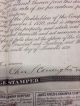 1870 James River Kanawha Canal Co $500 Stock Certificate Mortgage Munford Va Wv Transportation photo 4
