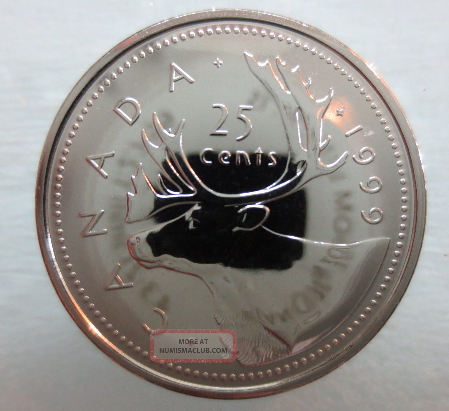 1999 Canada 25 Cents Proof - Like Coin - A Coins: Canada photo
