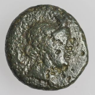 Caria,  Stratonikeia Ae 2nd - 1st Century Bc Hekate & Pegasos Ancient Coin photo