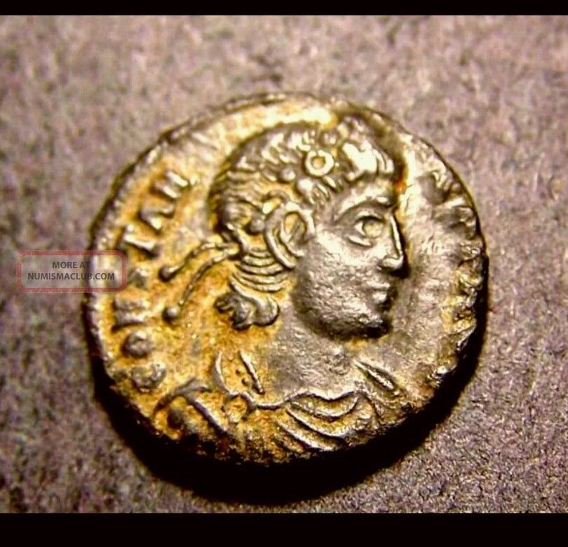 Constans,  Wreathed Emperor ' S Victories In Croatia,  Ca 345 Ad Imperial Roman Coin Coins: Ancient photo