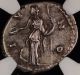 Roman Empire Faustina Jr.  Ad 147 - 175/6 Ar Denarius Colosseum Hoard Ngc Vf Coins: Ancient photo 5