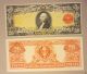 1905 $20 Dollars Gold Certificate Bep Intagio Proof Prints Technicolor Large Size Notes photo 1
