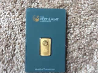 5 Gram Gold Bar - Perth (oriana,  In Assay Card) photo